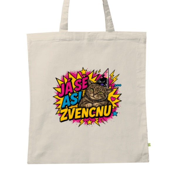 BIO plátěná taška – Já se asi zvencnu