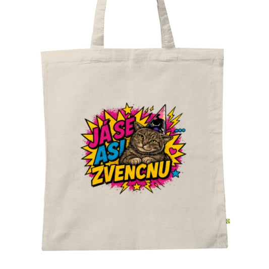 BIO plátěná taška – Já se asi zvencnu